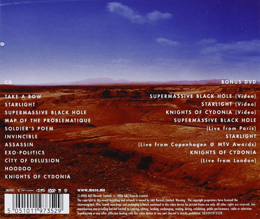 Виниловая пластинка Muse - Black Holes and Revelations (2006) купить в интернет-магазине icover