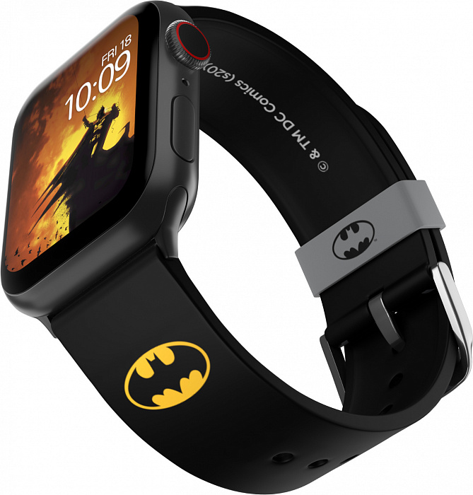 Ремешок MobyFox DC Batman Icon (ST-WNR22DCC2001) для Apple Watch (Black) купить в интернет-магазине icover