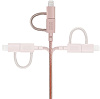 Кабель Native Union Belt (BELT-ULC-ROS-NP) USB-A to USB-C/MicroUSB/Lightning 2m (Rose) купить в интернет-магазине icover