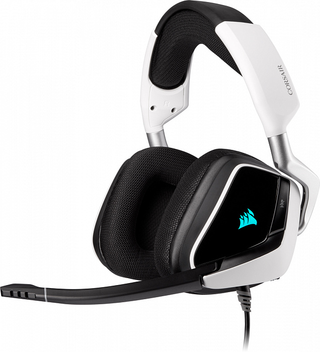 Игровая гарнитура Corsair Gaming VOID RGB Elite CA-9011204-EU (White) купить в интернет-магазине icover