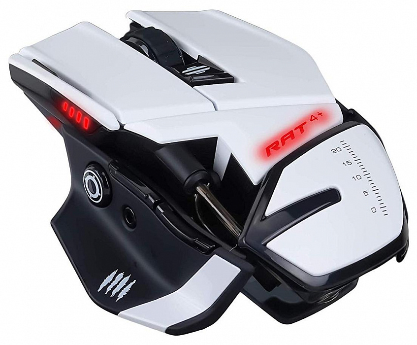 Игровая мышь Mad Catz R.A.T. 4+ (White) купить в интернет-магазине icover