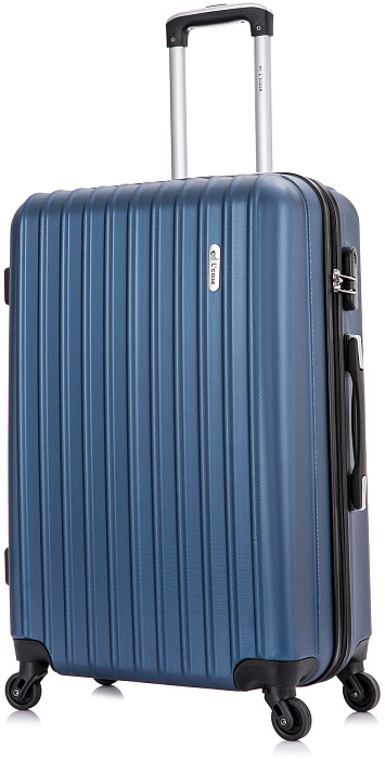 Чемодан L'Case Krabi BCP-12-02 (Dark Blue) размер M купить в интернет-магазине icover
