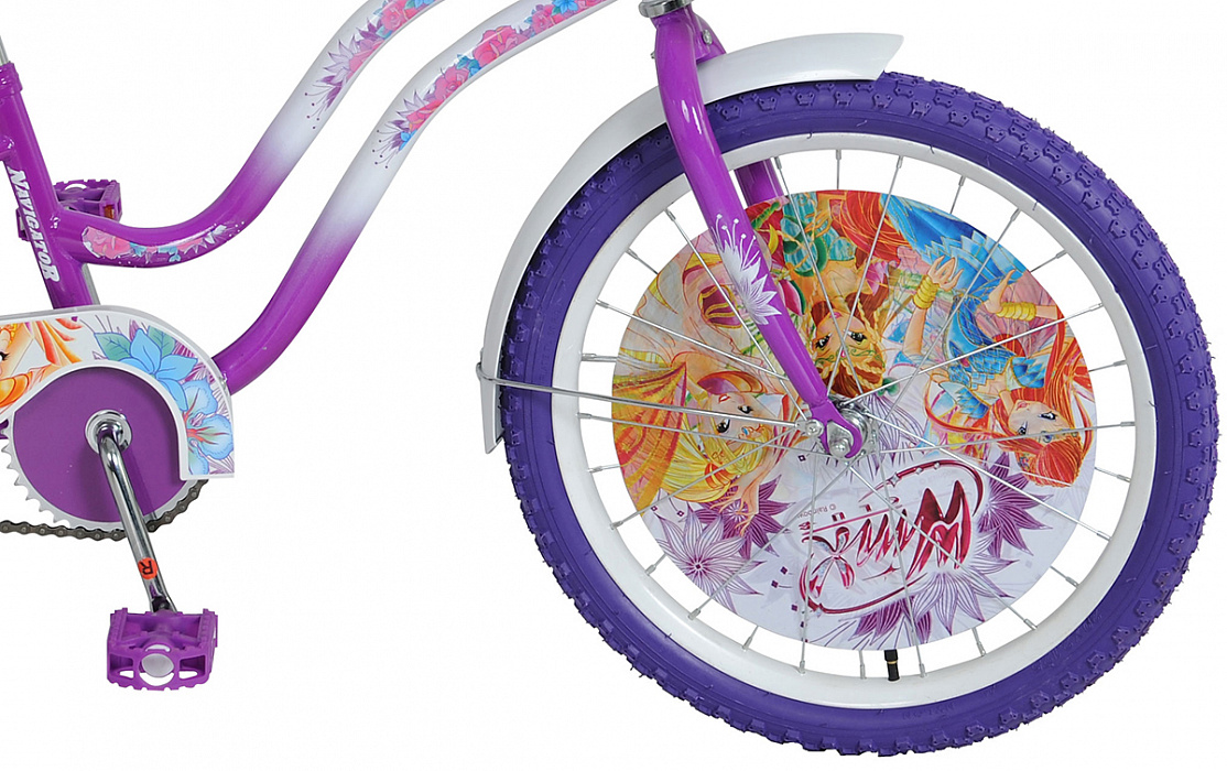 Navigator T2 Winx (ВН20088К) - двухколесный велосипед 20" (Purple) купить в интернет-магазине icover