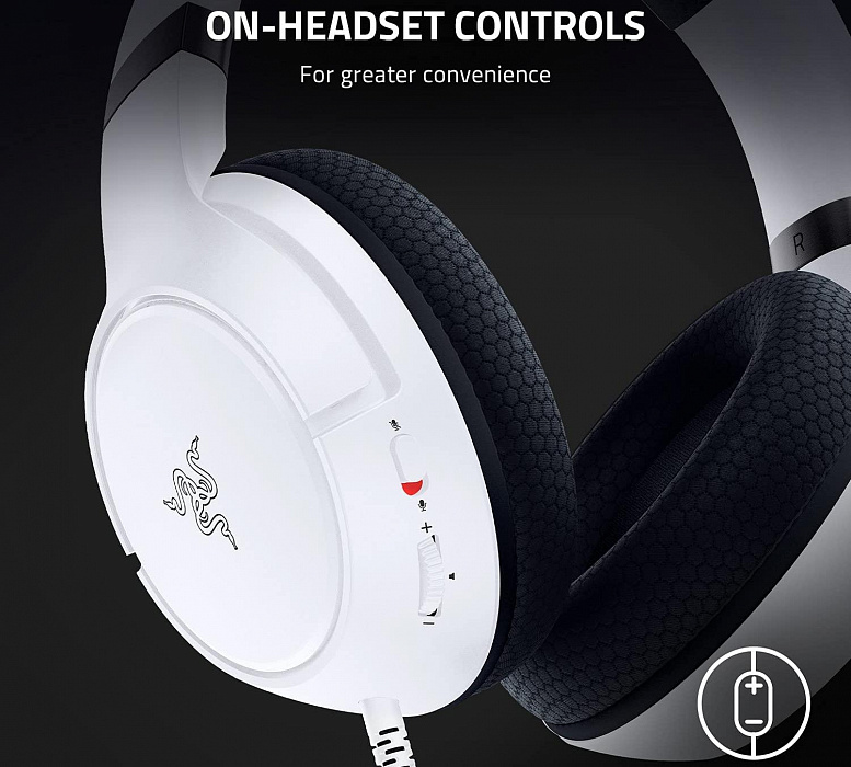 Игровая гарнитура Razer Kaira X (RZ04-03970300-R3M1) для Xbox Series X/S (White) купить в интернет-магазине icover