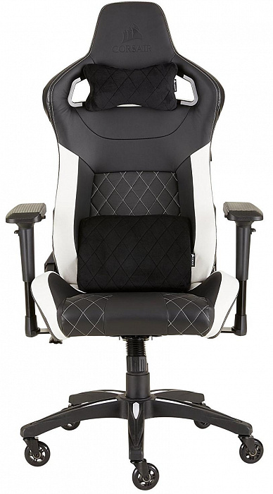 Игровое кресло Corsair T1 Race 2018 CF-9010012-WW (Black/White) купить в интернет-магазине icover