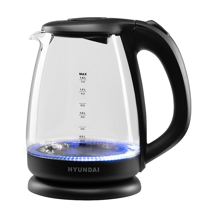 Чайник электрический Hyundai HYK-G3003 1.8л 2200Вт (Black) купить в интернет-магазине icover