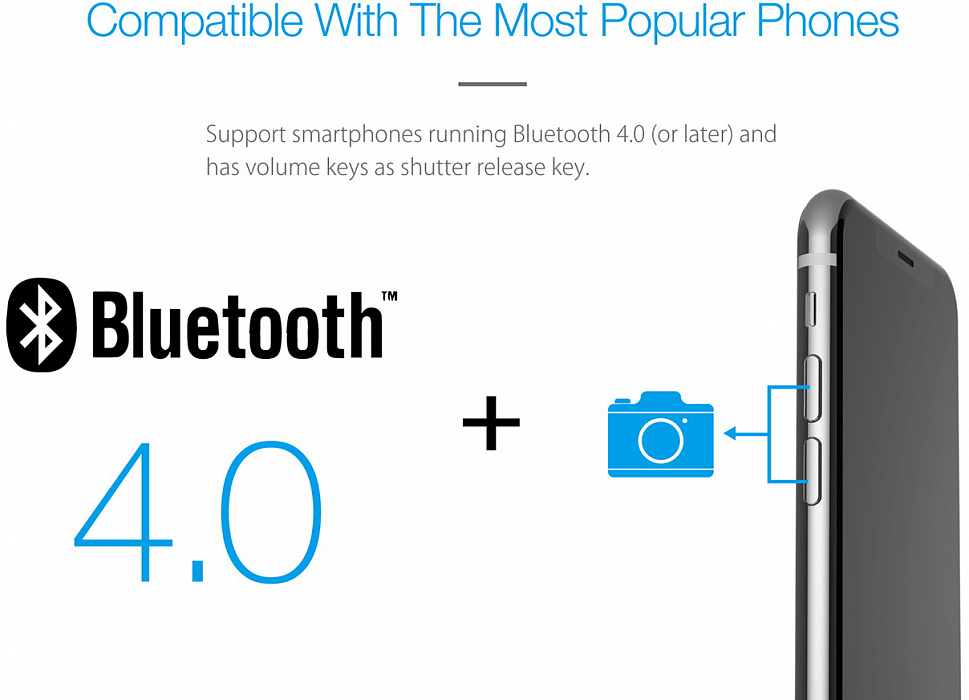 Монопод Just Mobile ShutterGrip GP-100 (Blue) купить в интернет-магазине icover