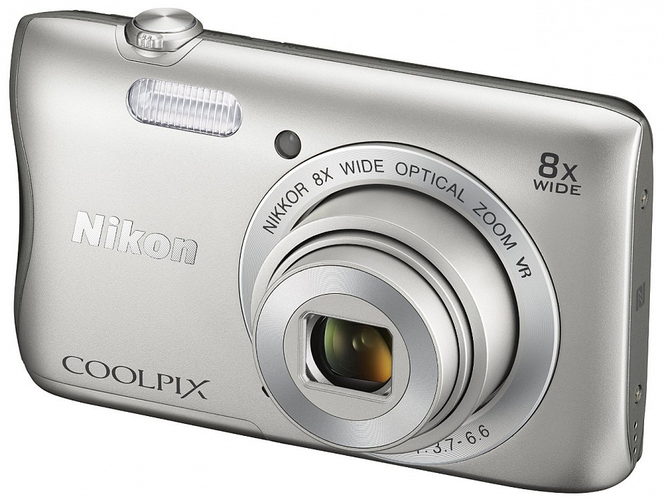 Фотоаппарат Nikon Coolpix S3700 (Silver) купить в интернет-магазине icover