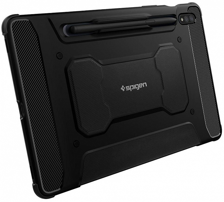 Чехол Spigen Rugged Armor Pro (ACS01604) для Samsung Galaxy Tab S7 (Black) купить в интернет-магазине icover