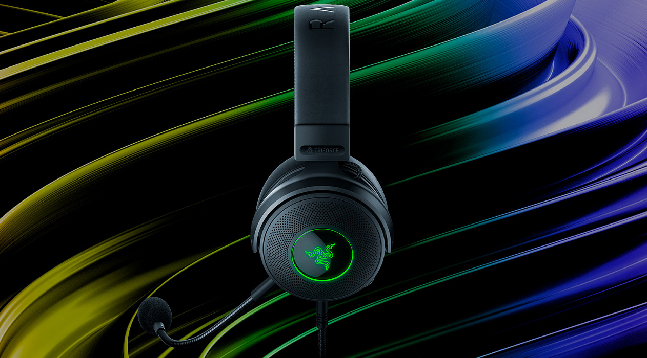 Игровая гарнитура Razer Kraken V3 RZ04-03770200-R3M1 (Black) купить в интернет-магазине icover