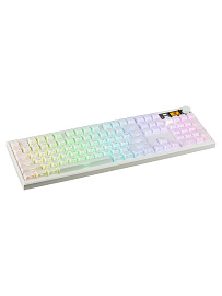 Клавиатура полноразмерная механическая Cidoo QK104PRO Silent Blue Switch (White) купить в интернет-магазине icover