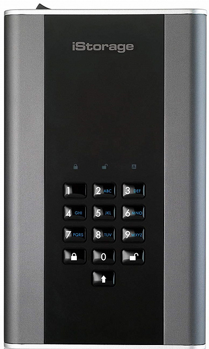 Защищенный внешний накопитель iStorage DiskAshur DT2 5Tb HDD (Silver) купить в интернет-магазине icover