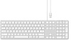 Проводная клавиатура Satechi Aluminium (ST-AMWKS-RU) русская раскладка (Silver) купить в интернет-магазине icover