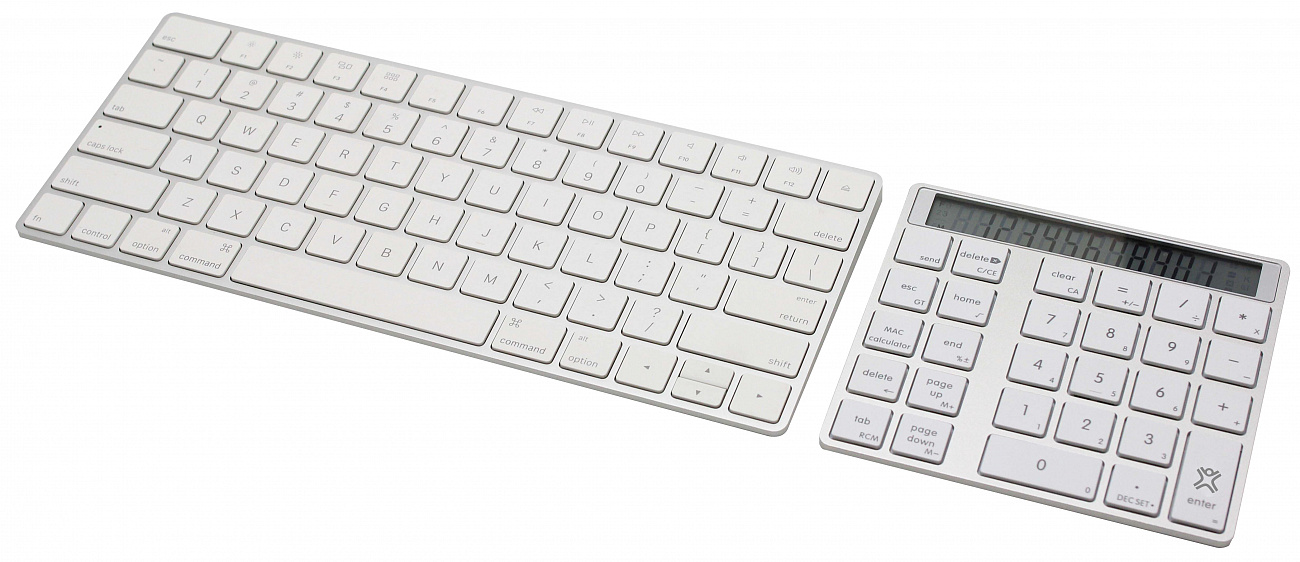 Цифровой блок с калькулятором Xtrememac Bluetooth Numpad Calculator XWH-CMN-83 (Silver) купить в интернет-магазине icover