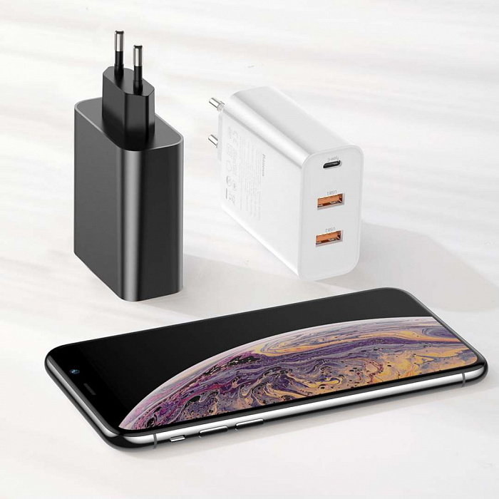 Сетевое зарядное устройство Baseus Speed PPS Quick Charger Type C CCFS-G02 (White) купить в интернет-магазине icover