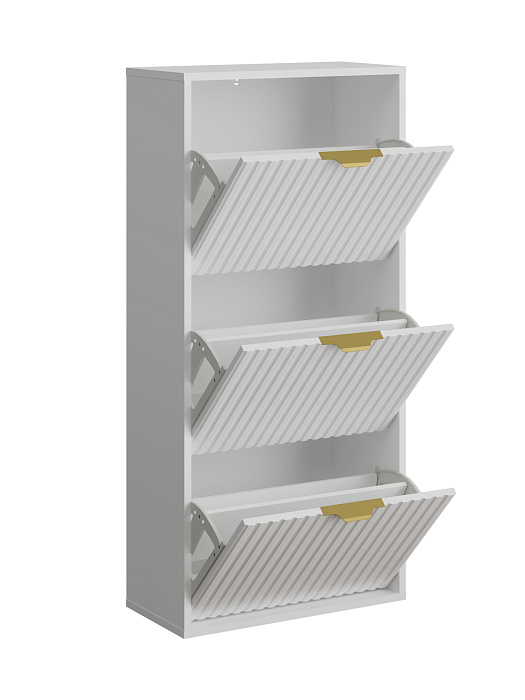 Обувница RIDBERG LUGANO 3Я (White/Gold) купить в интернет-магазине icover
