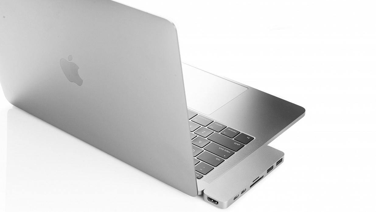 USB-концентратор HyperDrive Duo (GN28B) для MacBook Pro 2016/2017 (Silver) купить в интернет-магазине icover
