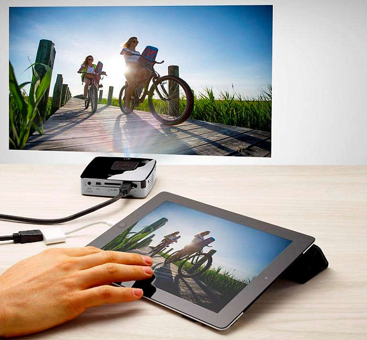 Проектор Philips PicoPix PPX3417W (Silver) купить в интернет-магазине icover