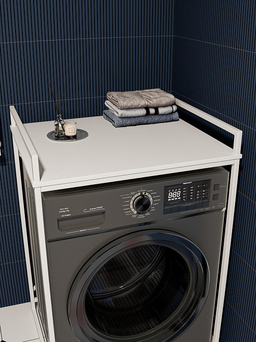 Стеллаж лофт для стиральной и сушильной машины RIDBERG CHICO (White) купить в интернет-магазине icover