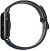 Ремешок Uniq Straden Waterproof Leather/Silicone для Apple Watch 45/44/42 mm (Blue) купить в интернет-магазине icover