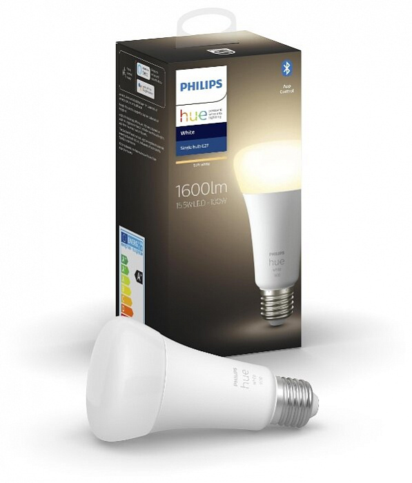 Умная лампа Philips Hue White Bluetooth E27 15.5W (929002334903) купить в интернет-магазине icover