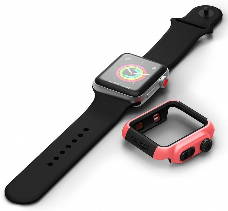 Чехол Catalyst Impact Protection (CAT42DROP3COR) для Apple Watch/Series 2/3 42mm (Coral) купить в интернет-магазине icover