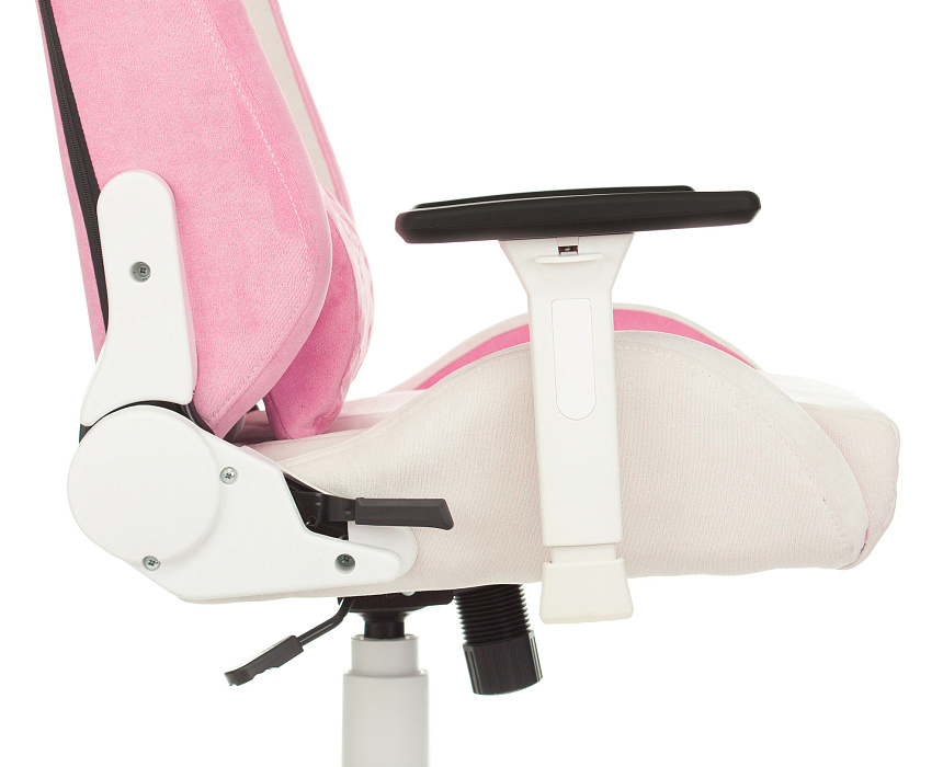 Игровое кресло Бюрократ Zombie EPIC PRO Fabric (White/Pink) купить в интернет-магазине icover