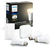 Комплект умных светодиодных ламп Philips Hue White Starter Kit E27 BT 929001821604 (White) купить в интернет-магазине icover