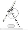 Беспроводное зарядное устройство Belkin MagSafe 3-in-1 Wireless Charger WIZ009vfWH (White) купить в интернет-магазине icover