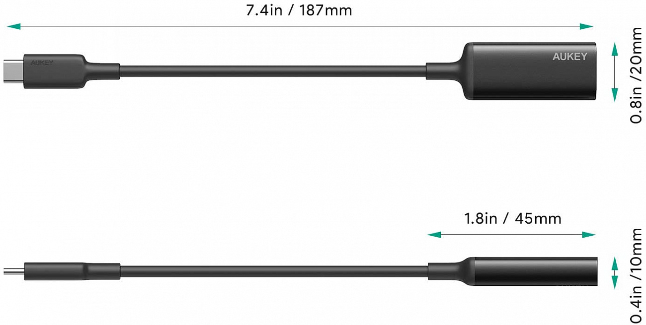 Переходник Aukey CB-A29 USB-C to HDMI-F 2.0 (Black) купить в интернет-магазине icover