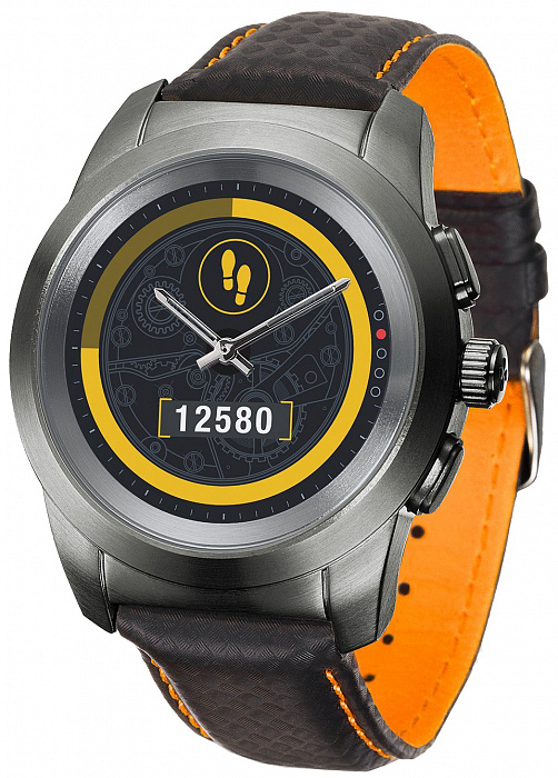 Смарт-часы MyKronoz ZeTime Original Regular (Titanium/Black) купить в интернет-магазине icover