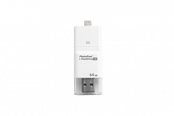 Photofast i-FlashDrive HD 64Gb - внешний накопитель для любых моделей iPhone/iPod/iPad