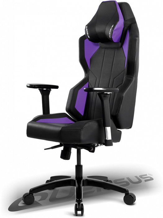 Игровое кресло Quersus Geos G702/XV (Black/Violet) купить в интернет-магазине icover
