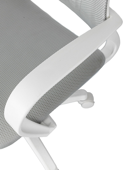 Кресло Domfy DK X-ROOM сетка/ткань/пластик (Light Grey/White) купить в интернет-магазине icover