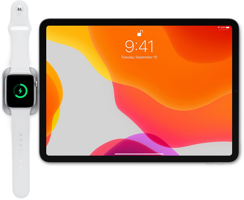 Беспроводное зарядное устройство Satechi USB-C 2-in-1 Wireless Charging Dock (ST-UC2WCDM) для Apple Watch и AirPods (Space Grey) купить в интернет-магазине icover