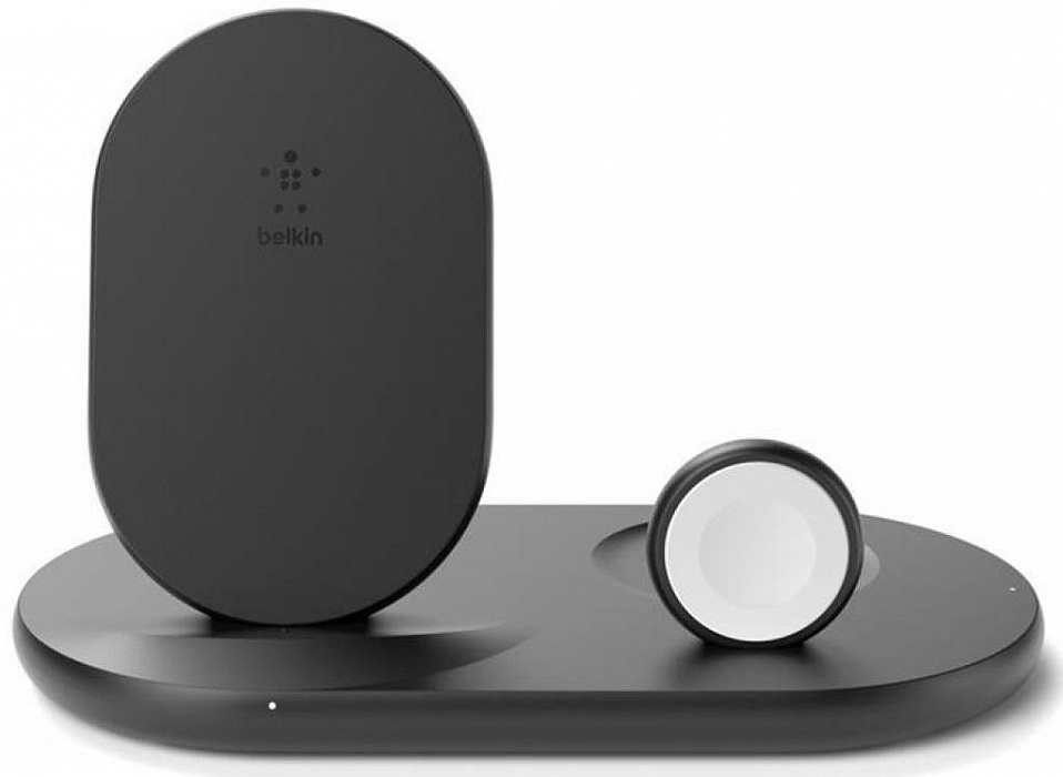 Беспроводное зарядное устройство Belkin 3 in 1 Wireless Pad WIZ001vfBK (Black) купить в интернет-магазине icover