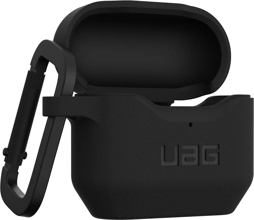 Чехол с карабином UAG Standard Issue Silicone_001 Case для AirPods 3 (Black) купить в интернет-магазине icover