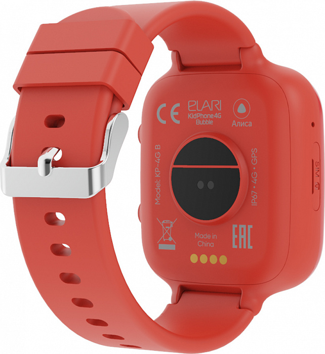 Детские умные часы Elari KidPhone 4G Bubble (Red) купить в интернет-магазине icover