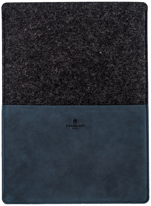 Кожаный чехол Stoneguard 541 (SGL541MB14PR-CO) для MacBook Pro 14 (Ocean/Coal) купить в интернет-магазине icover