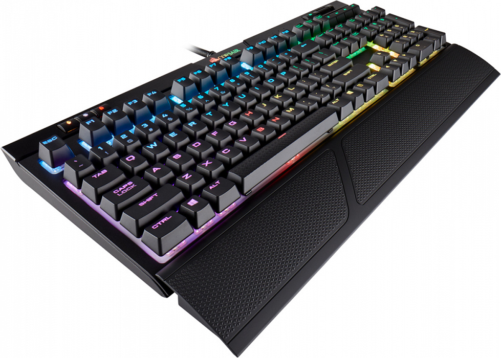Игровая клавиатура Corsair STRAFE RGB MK.2 Cherry MX Silent CH-9104113-RU (Black) купить в интернет-магазине icover