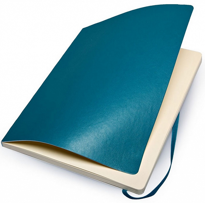 Moleskine Classic Soft XLarge (QP623B6) - нелинованный блокнот (Turquoise) купить в интернет-магазине icover