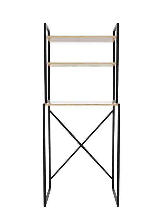Стеллаж лофт над стиральной машинкой RIDBERG ATLANTA (Oak/Black) купить в интернет-магазине icover
