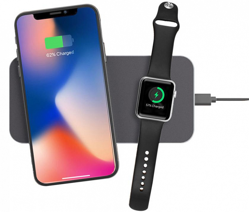 Беспроводное зарядное устройство Exelium Xpad 2.1 для смартфонов и Apple Watch (Black) купить в интернет-магазине icover