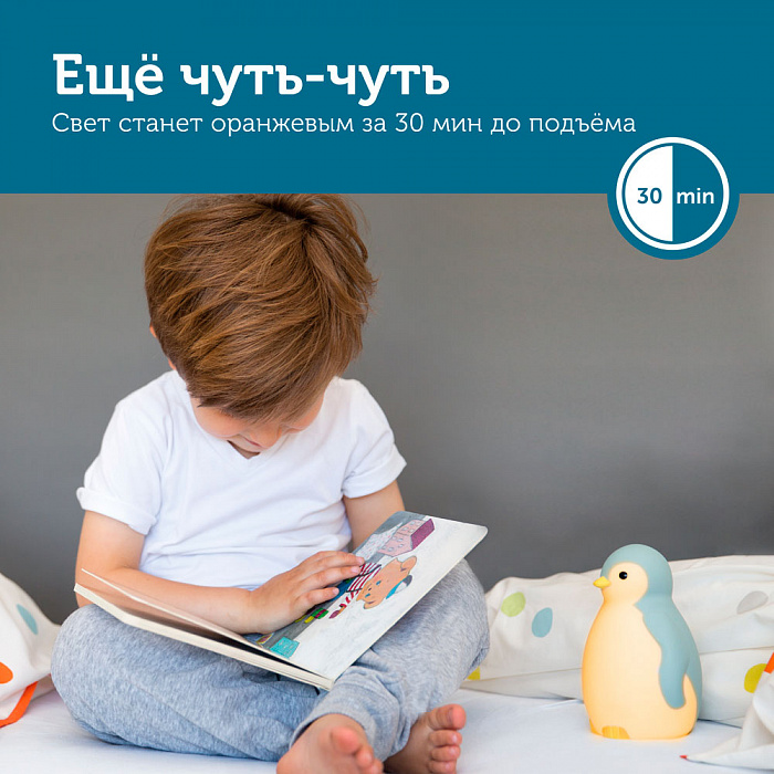 Ночник 3 в 1 пингвинёнок Пэм Zazu ZA-PAM-02 (Blue) купить в интернет-магазине icover