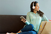 Plantronics BackBeat Sense - беспроводная гарнитура (White/Brown) купить в интернет-магазине icover