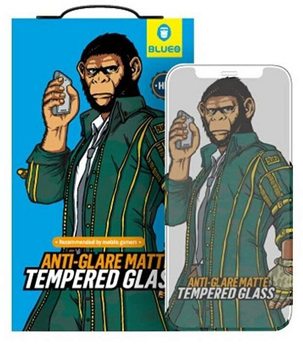 Защитное стекло BlueO 2.5D Silk Full Cover Anti-glare (NPB9-6.1(20)) для iPhone 12/12 Pro (Black) купить в интернет-магазине icover