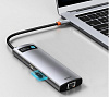 Хаб Baseus Metal Gleam Series 8-in-1 CAHUB-CV0G (Space Grey) купить в интернет-магазине icover