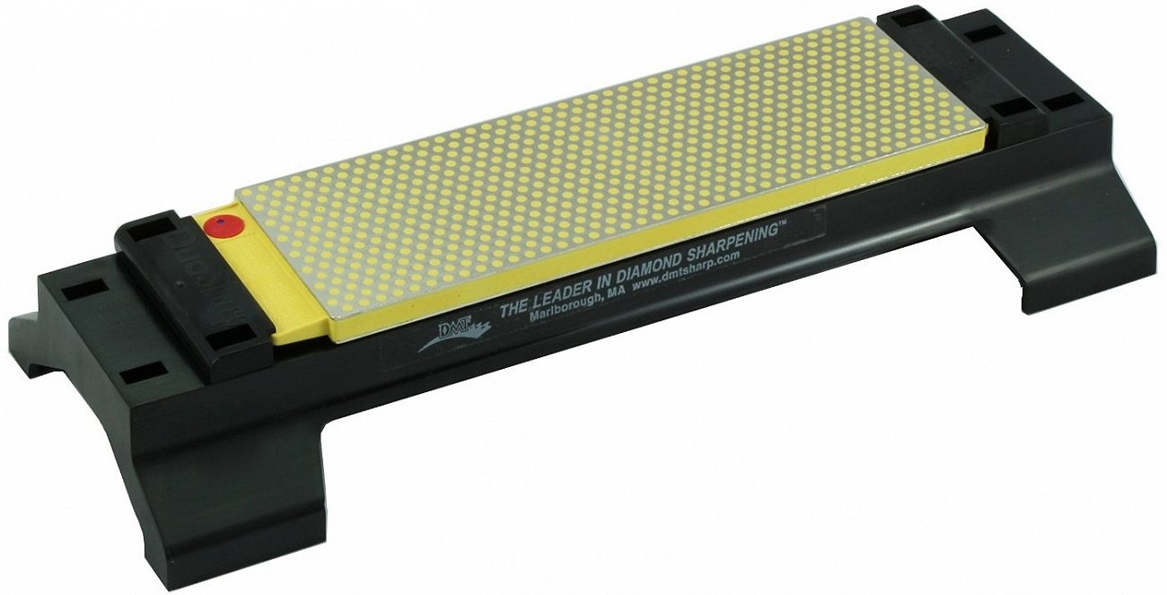 DMT DuoSharp Bench Stone (DMT/W8EC-WB) - двусторонний алмазный точильный брусок на подставке, 1200/325 грит купить в интернет-магазине icover