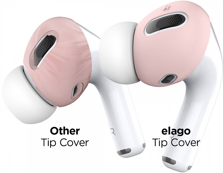 Чехол Elago Ear Tips (EAPP-PADSM-PKLV) для AirPods Pro (Pink/Lavender) купить в интернет-магазине icover