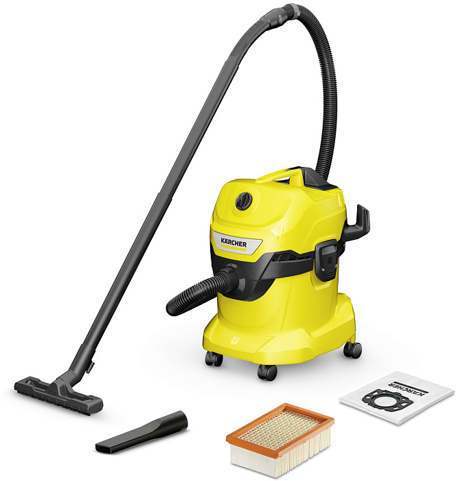 Профессиональный пылесос Karcher WD 4 V-20/5/22 (1.628-201.0) купить в интернет-магазине icover